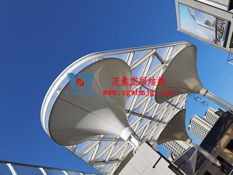 台州大板桥ETFE气枕天幕工程