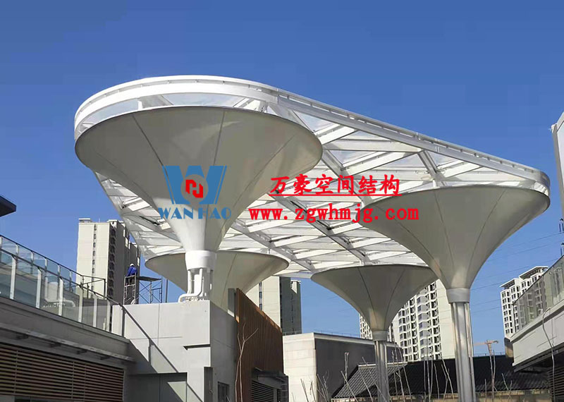 台州大板桥ETFE气枕天幕工程