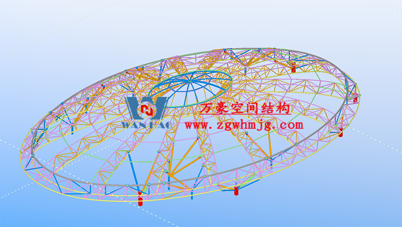 万豪2022第12标-明宇广场6号地块商业（万达广场）改造项目钢膜结构ETFE盖顶天幕工程