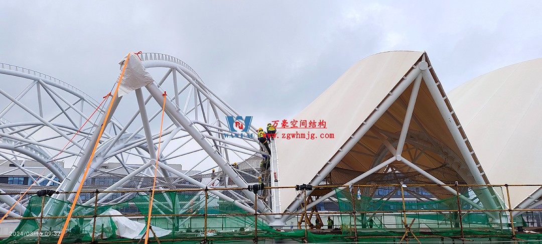 海南医学院第一附属医院江东新院区膜结构工程